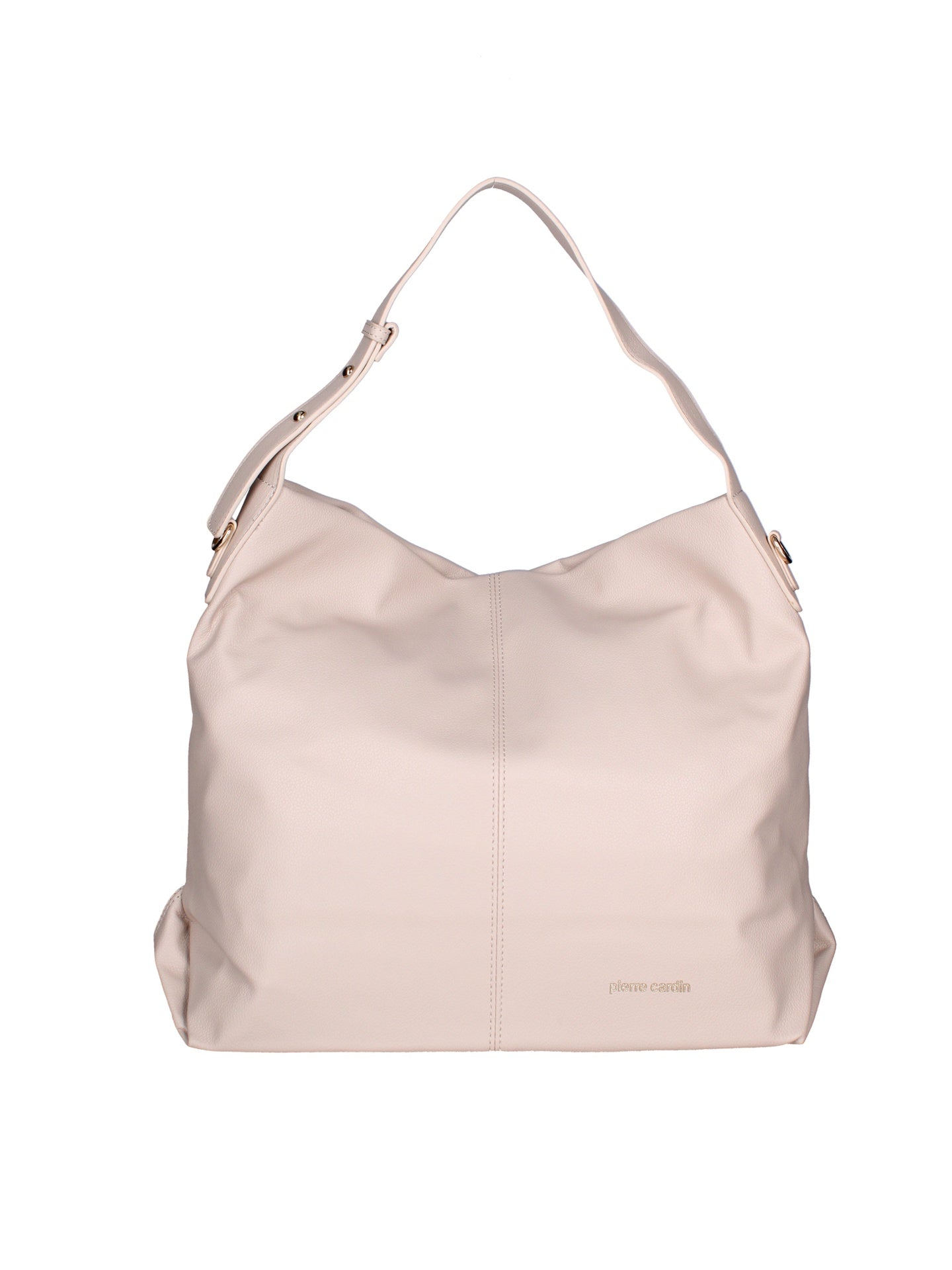 Borsa a Spalla in Polyester Beige Pierre Cardin