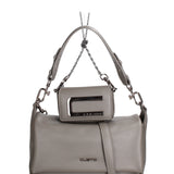Kit borsa a spalla più tracolla CUSTO - Grigio