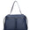 Borsa a Mano in Vera Pelle Blu Jeans Chiara Ferretti