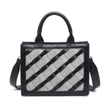 Borsa a Mano in Pelle Vegana Nero