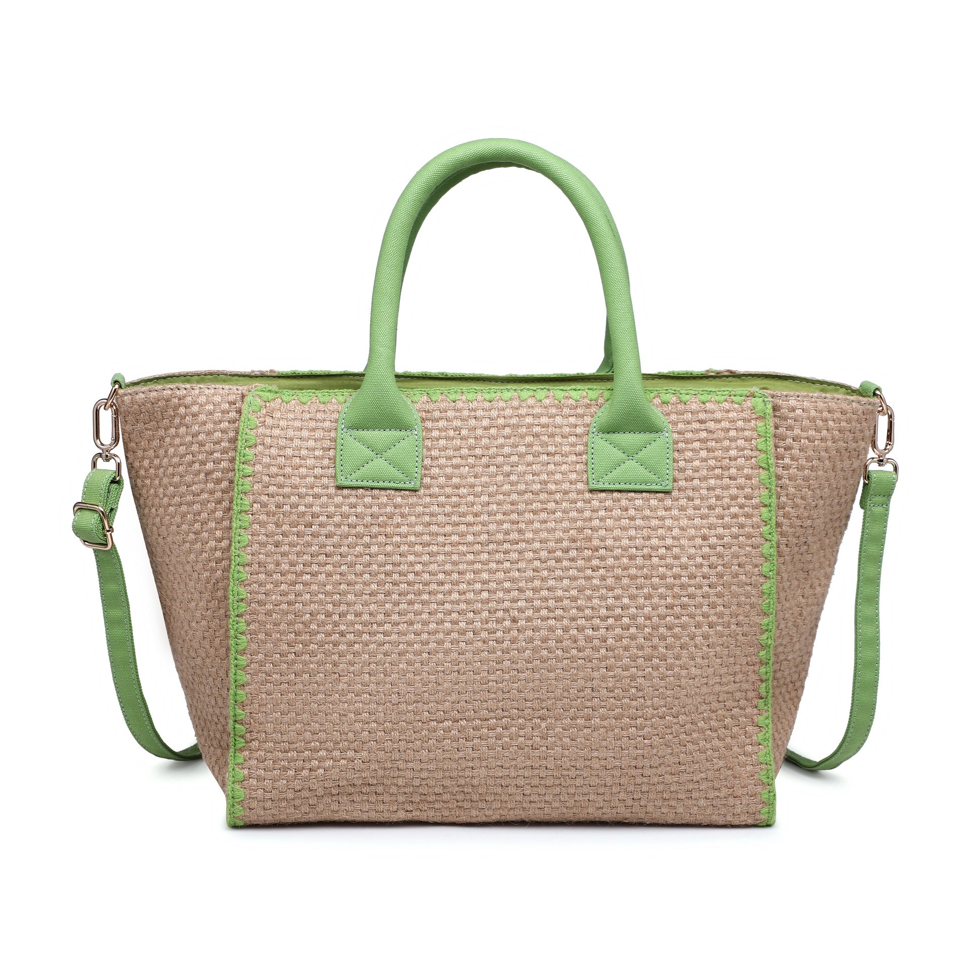 Borsa a Tracolla in Poliestere Verde