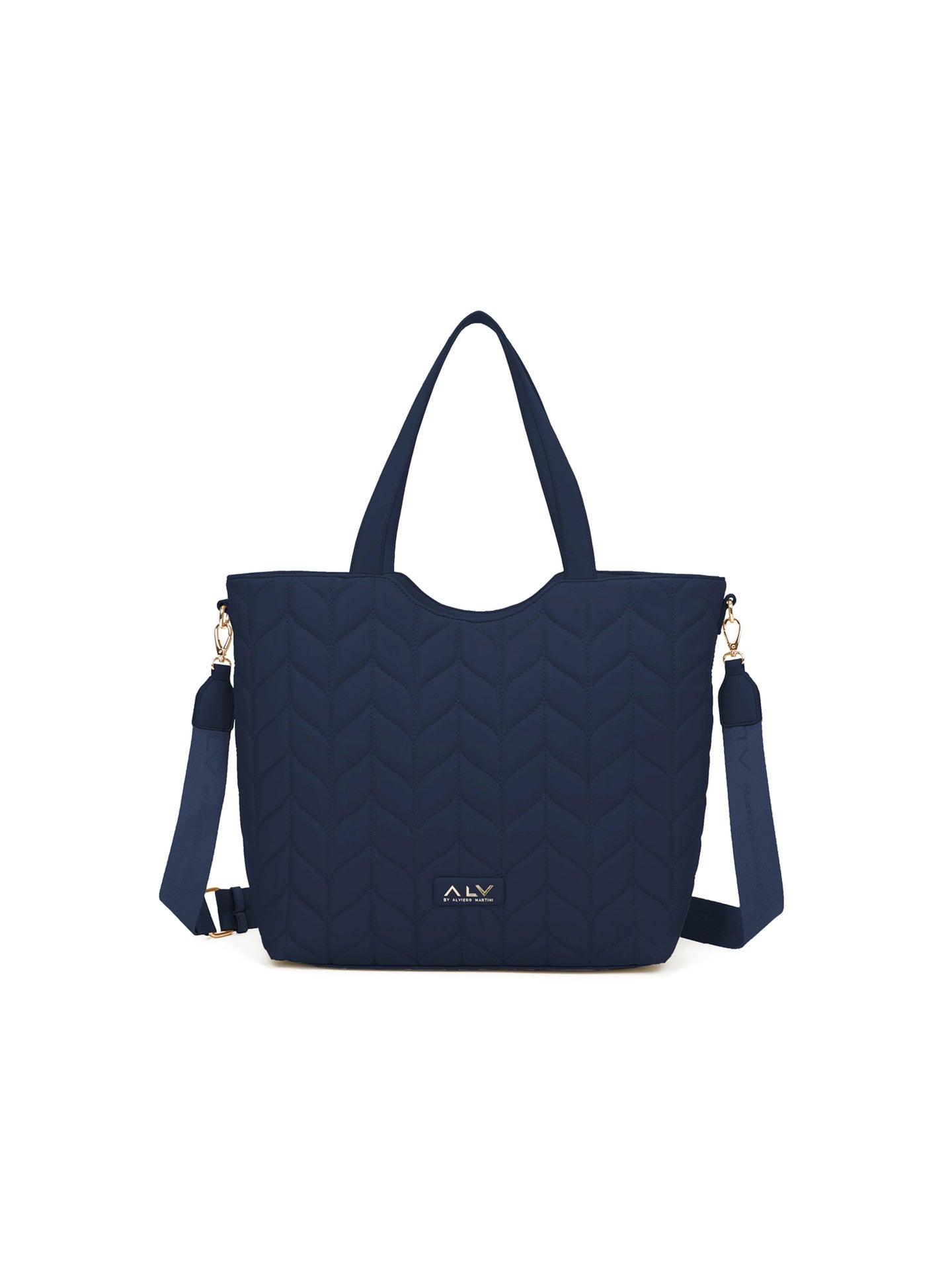 Borsa A Spalla da donna ALV - Blu Scuro