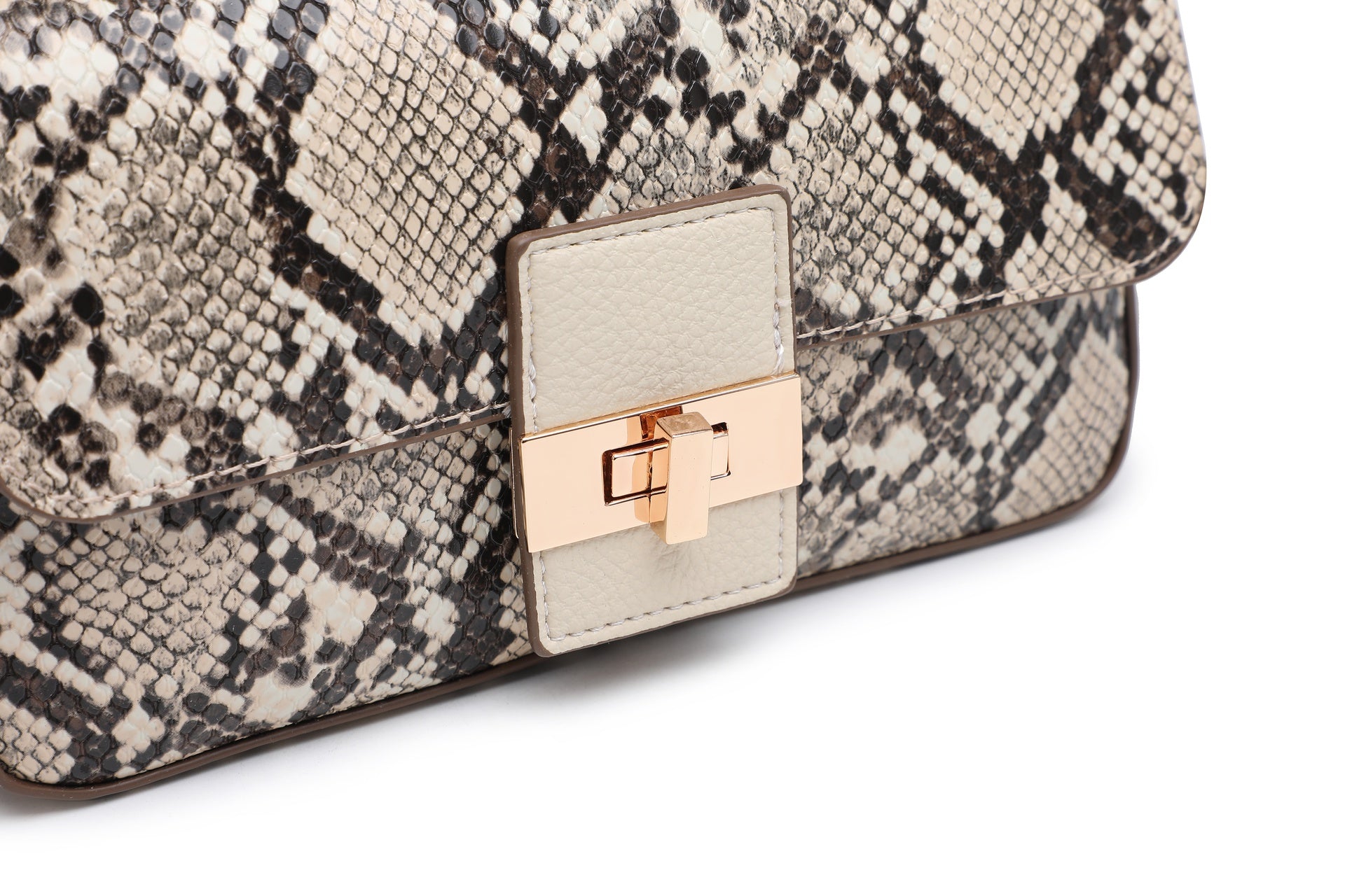 Pochette in Pelle Vegana Beige