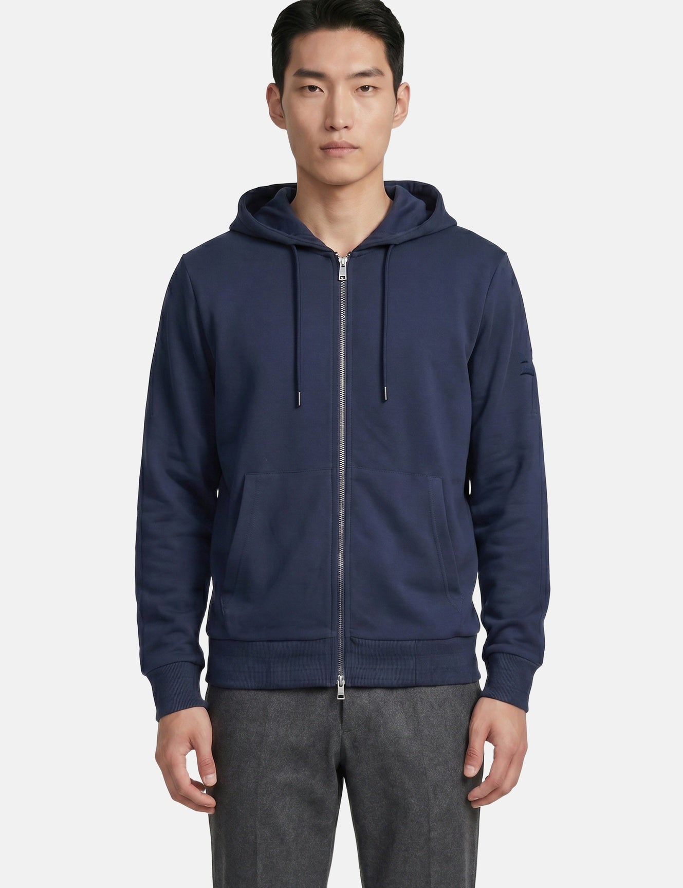 Felpa in Cotone Blu Navy Navigare