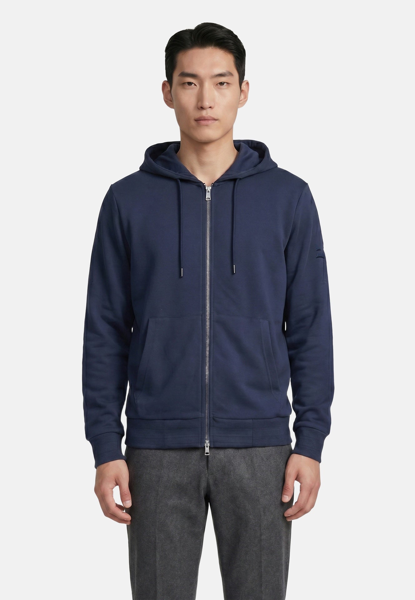 Felpa in Cotone Blu Navy Navigare