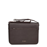 Borsa a Tracolla in Vera Pelle Testa di Moro Pierre Cardin