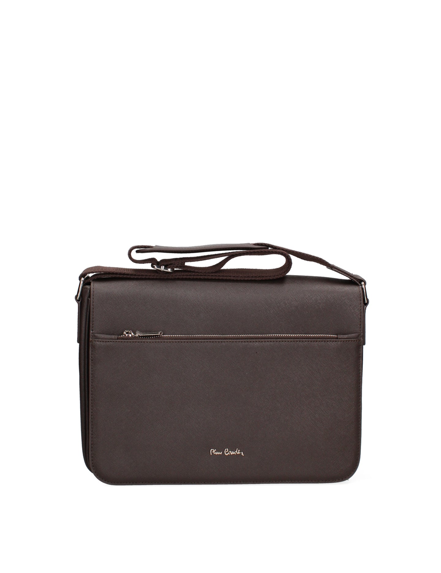 Borsa a Tracolla in Vera Pelle Testa di Moro Pierre Cardin