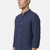 Camicia in Lino Blu Navy