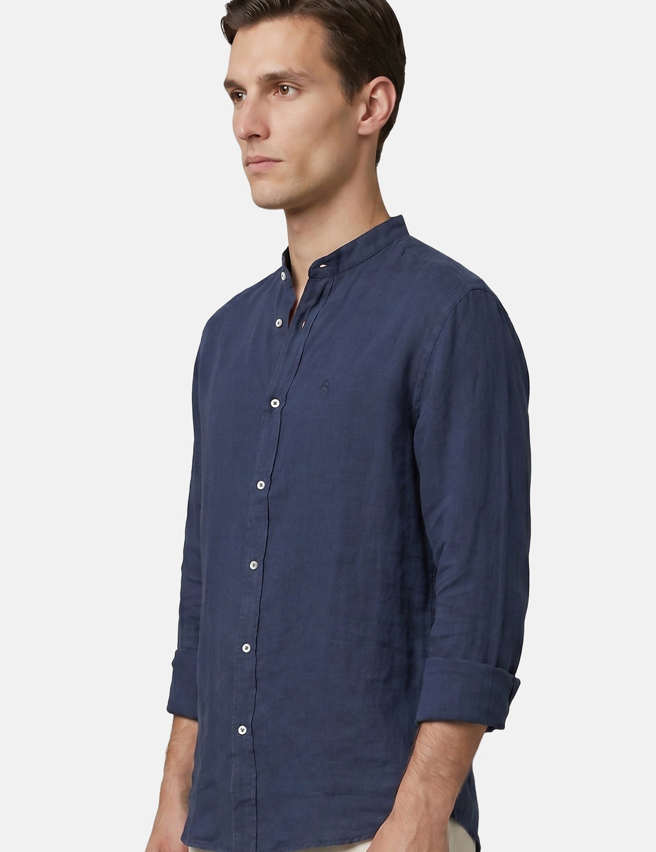 Camicia in Lino Blu Navy