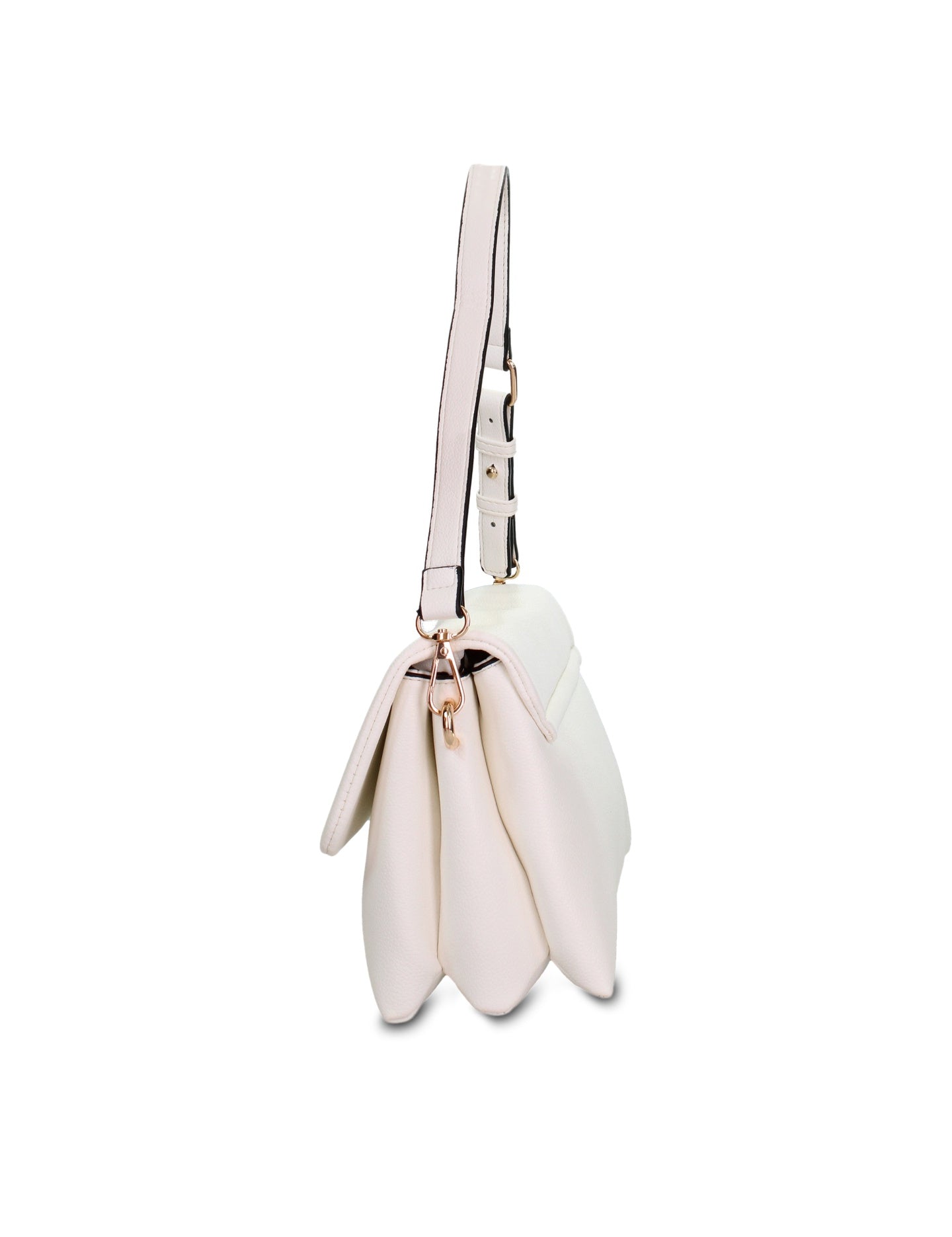 Borsa a Tracolla in Pelle Vegana Bianco