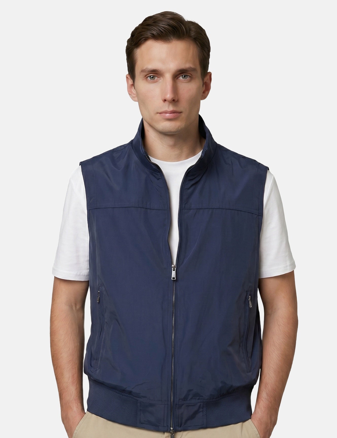 Gilet in Poliestere Blu Navy Navigare