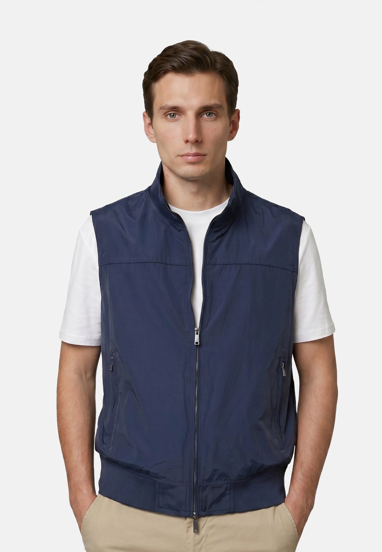 Gilet in Poliestere Blu Navy Navigare