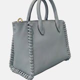 Borsa a mano in Pelle Vegana Blu