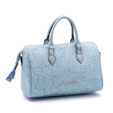 Borsa A Bauletto da donna ALV - Blu Chiaro