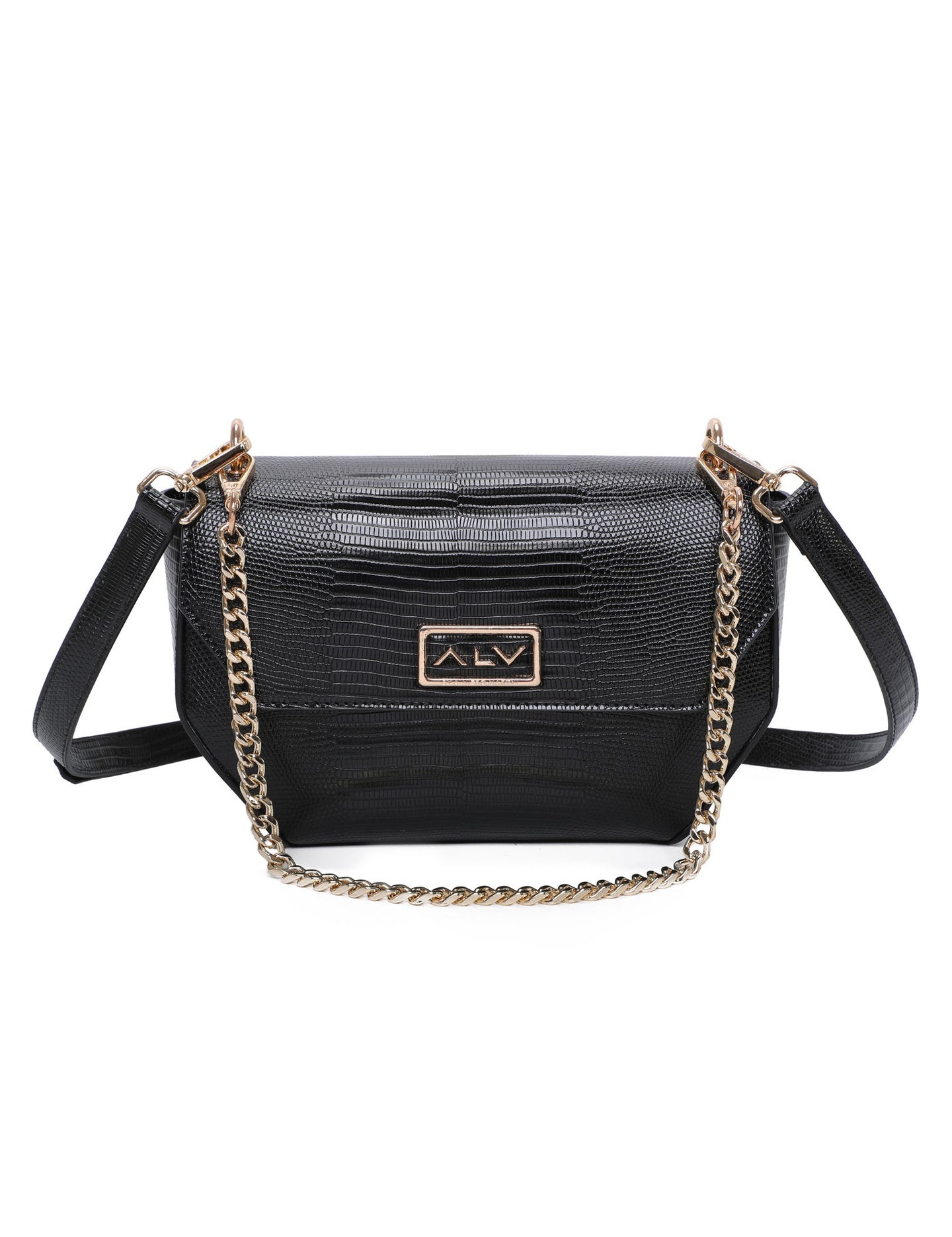 Borsa A Tracolla da donna ALV - Nero