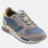 Sneakers platform in Pelle Marrone