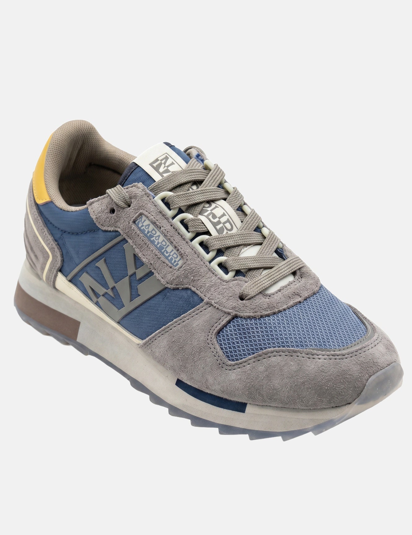 Sneakers platform in Pelle Marrone