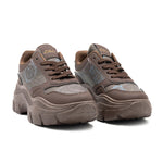 Sneakers in Poliestere Marrone