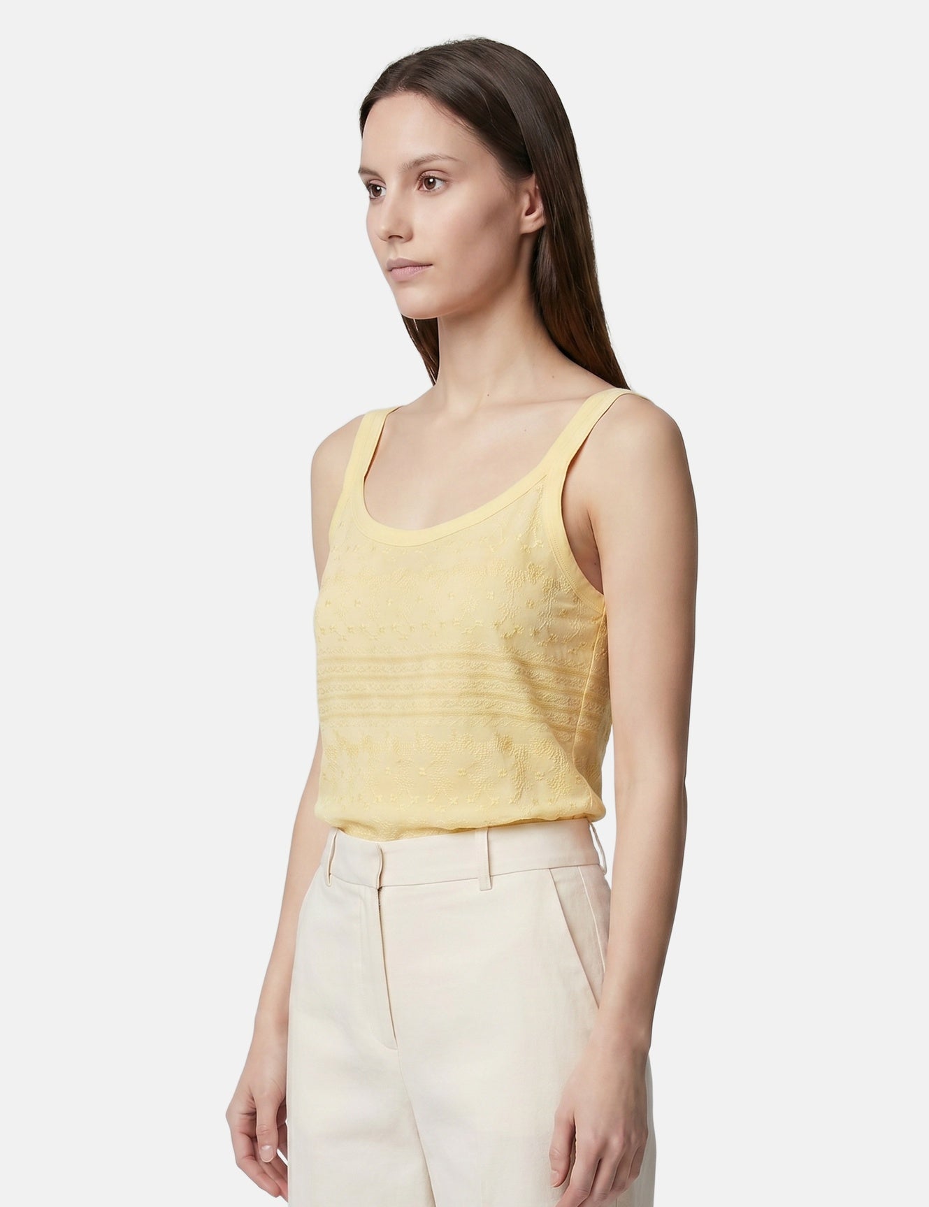Vestito in Viscosa Giallo