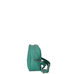 Borsa a Tracolla in Dollaro Leather Turchese