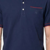 Camicia in Cotone Blu Navy