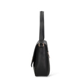 Borsa a Spalla in Pelle Vegana Nero