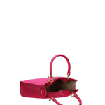 Borsa a Mano in Pelle Fucsia