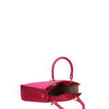 Borsa a Mano in Pelle Fucsia