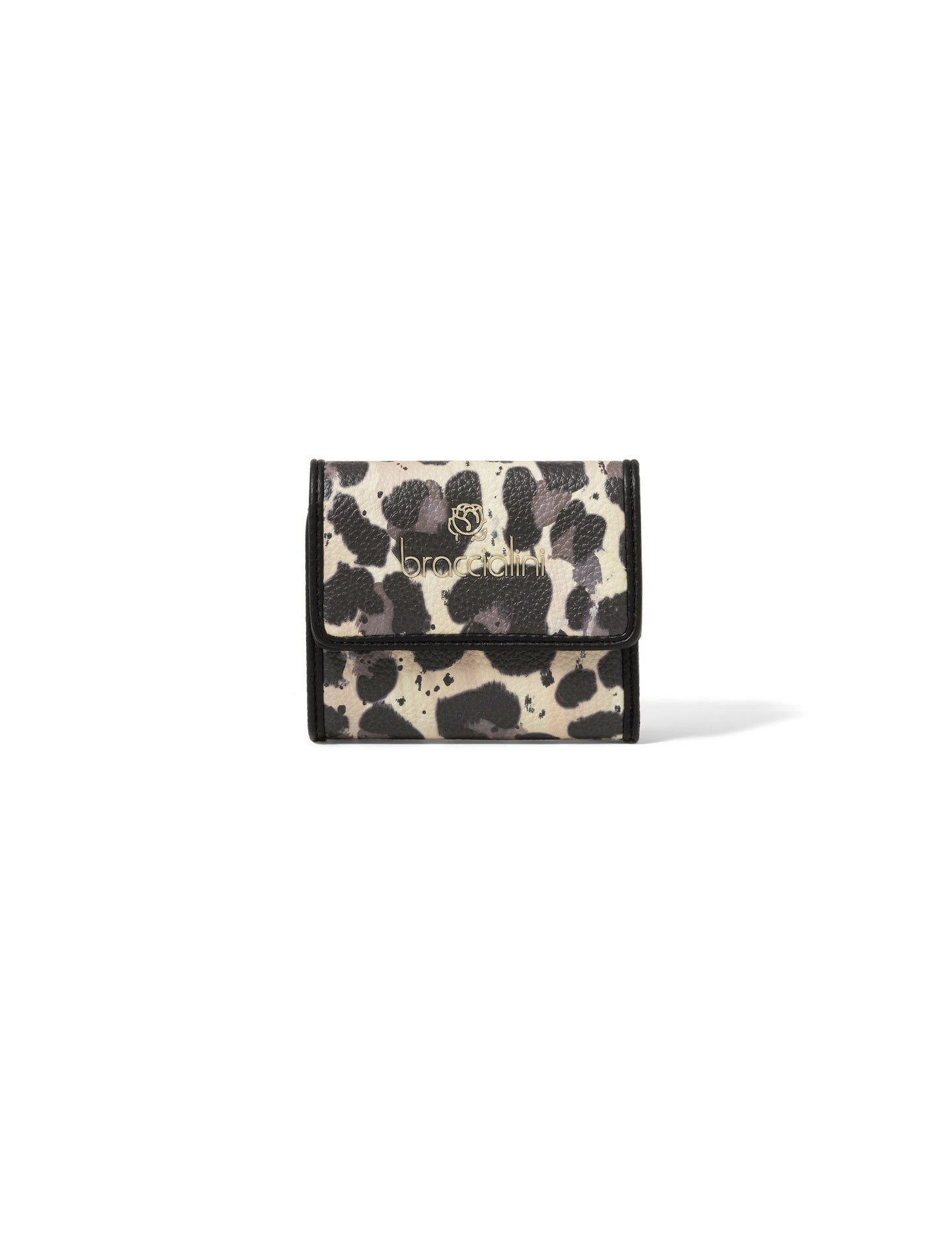 Portafoglio Donna in Pelle Vegana Leopardato Braccialini
