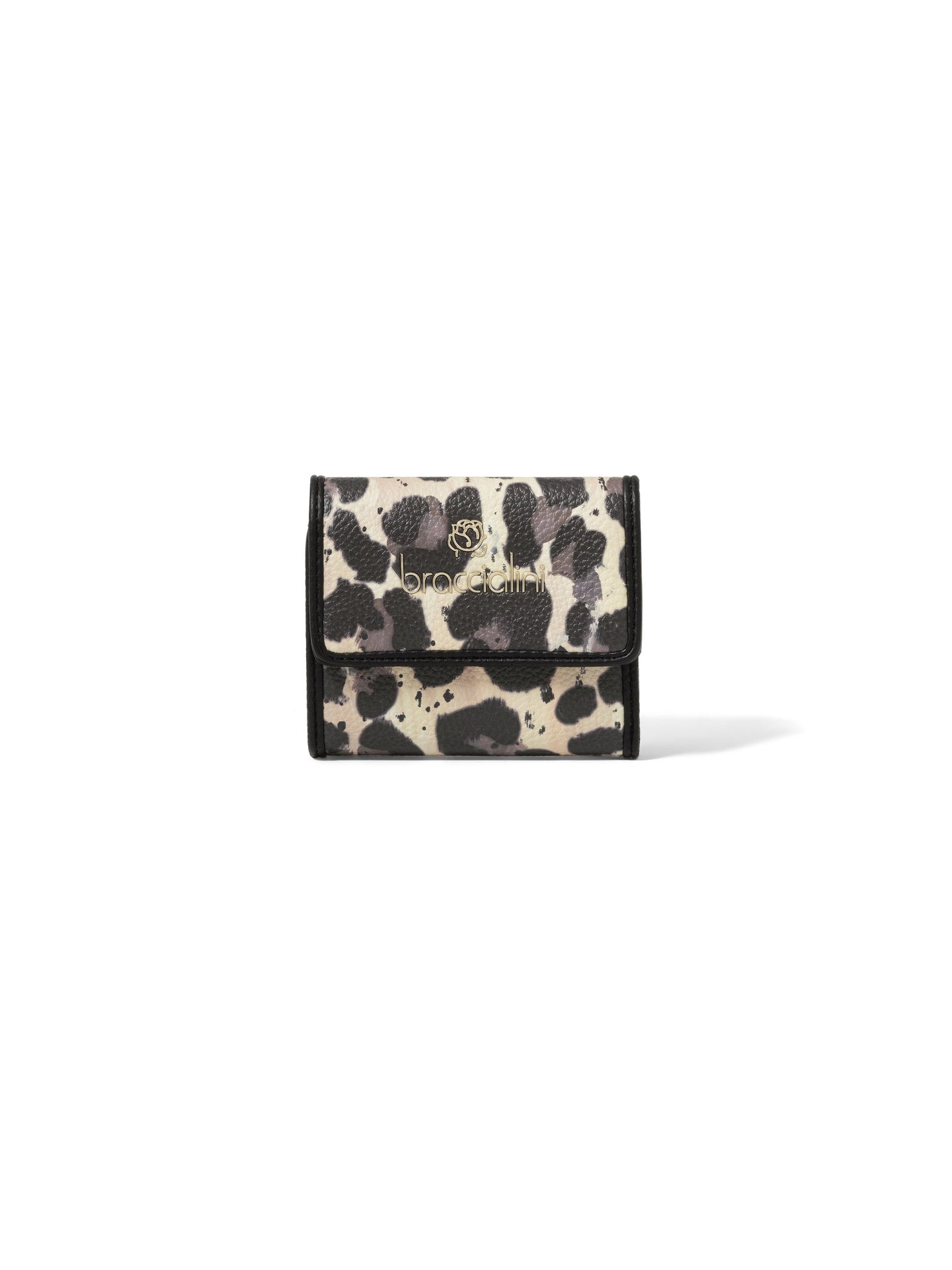 Portafoglio Donna in Pelle Vegana Leopardato Braccialini