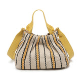 Borsa Shopper in Cotone Giallo