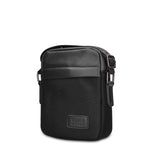 Borsa a Tracolla in 100% Pu Vegan Leather Nero
