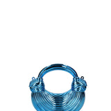 Voluta Borsa a Tracolla in Pvc Blue Jeans