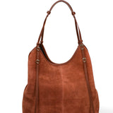 Borsa a Spalla in Vera Pelle Cuoio Scuro