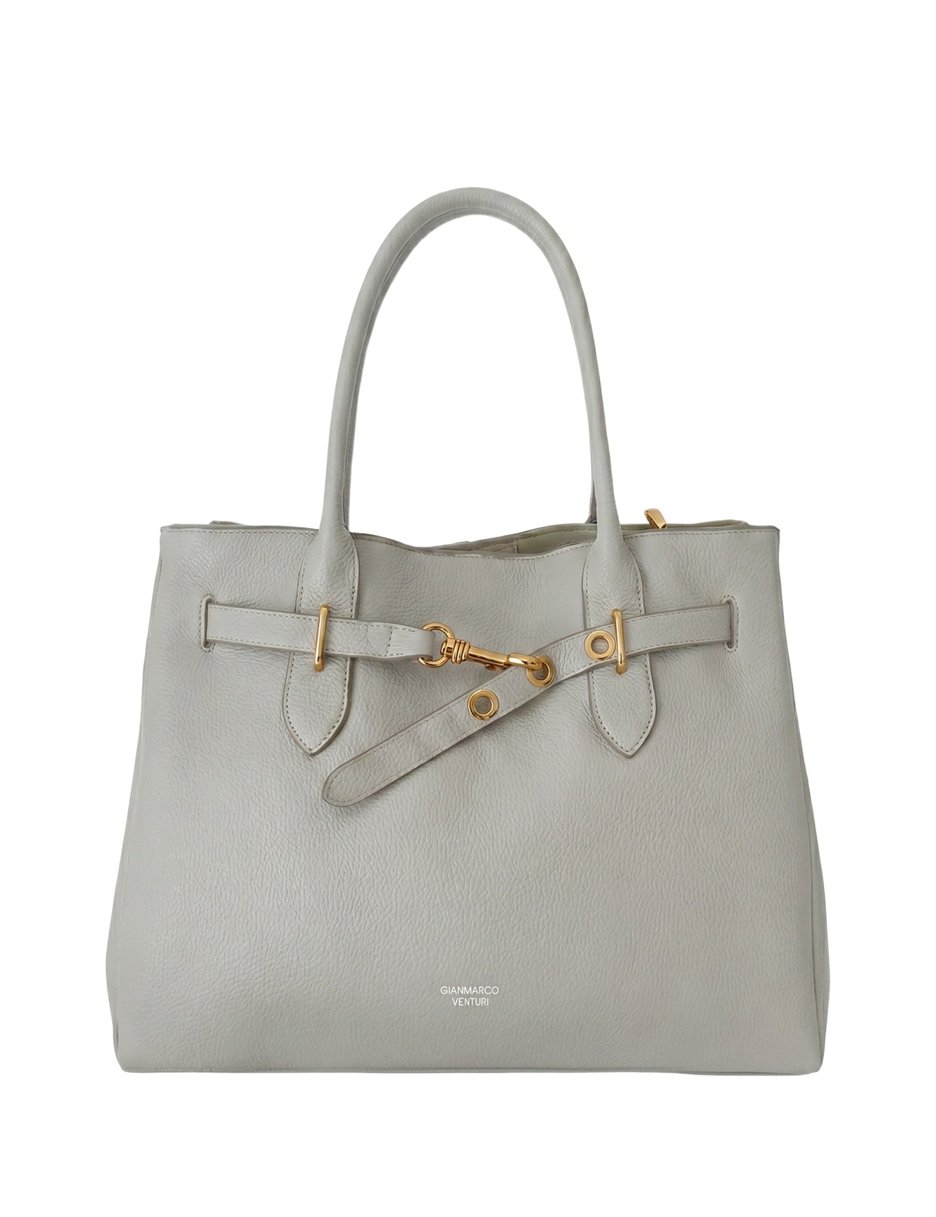 Borsa a mano in Pelle Vegana Bianco GianMarco Venturi