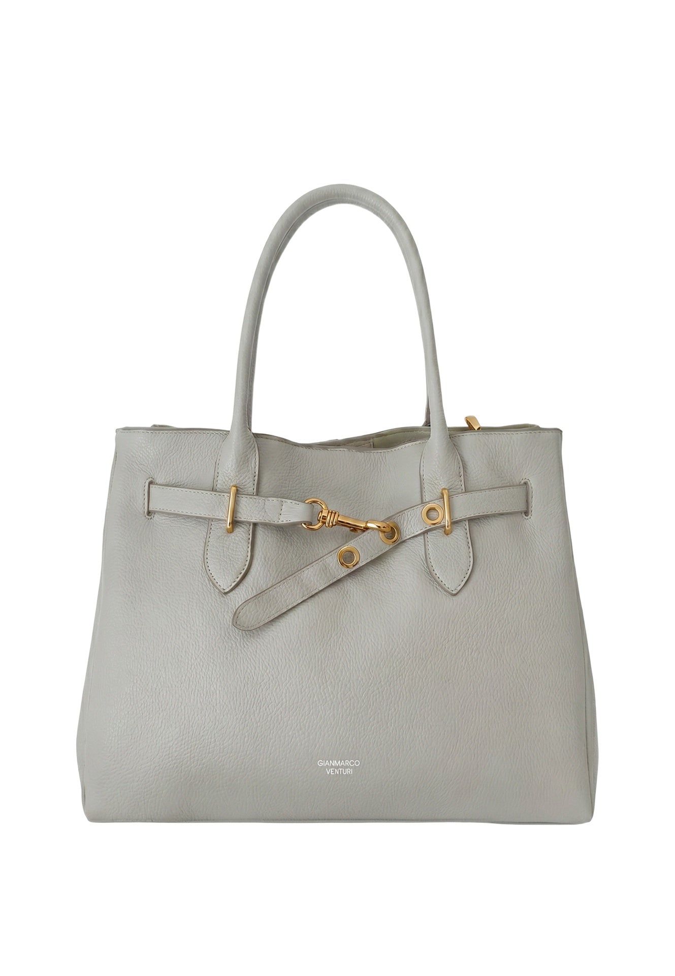Borsa a mano in Pelle Vegana Bianco GianMarco Venturi