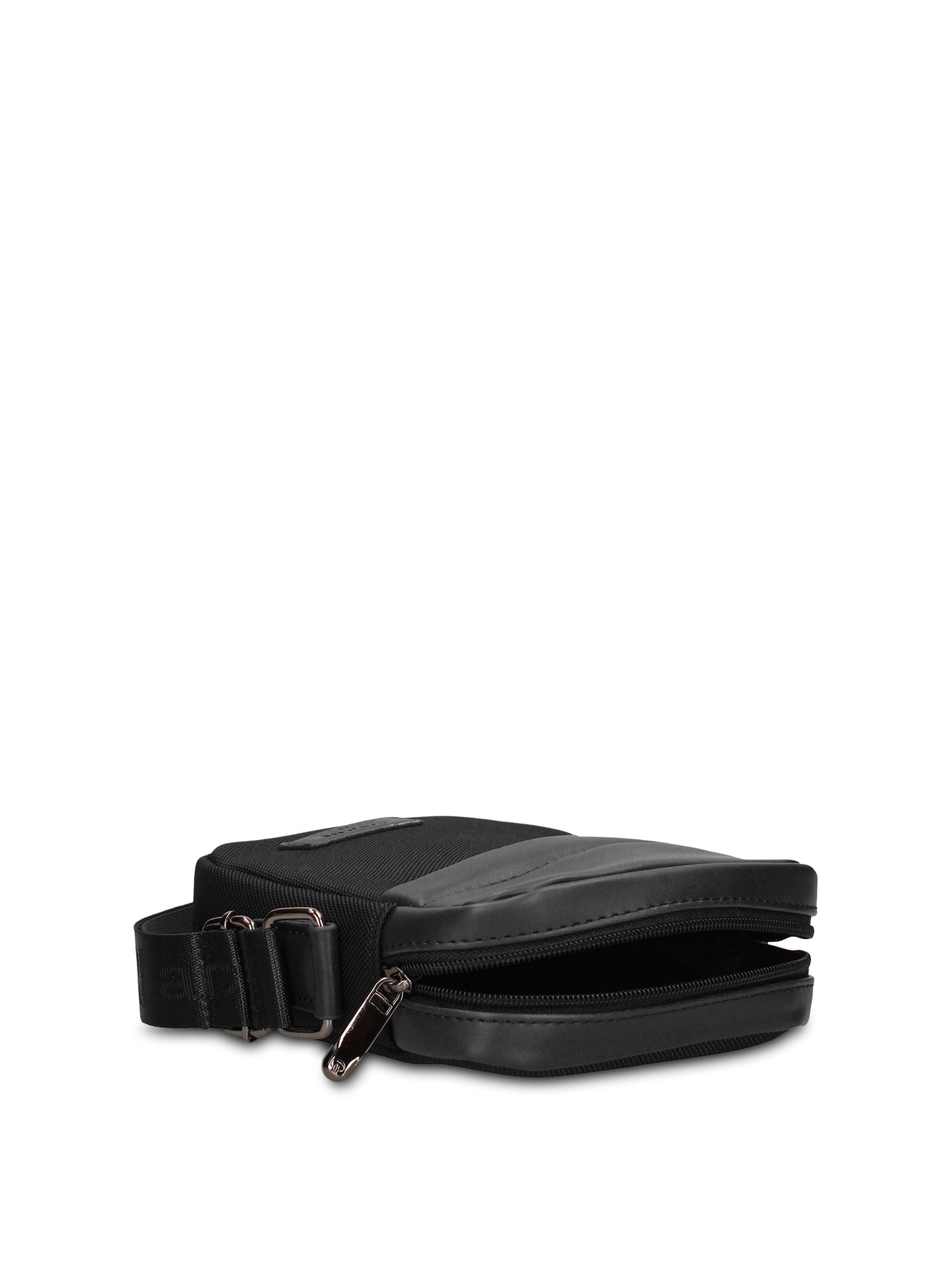 Borsa a Tracolla in 100% Pu Vegan Leather Nero