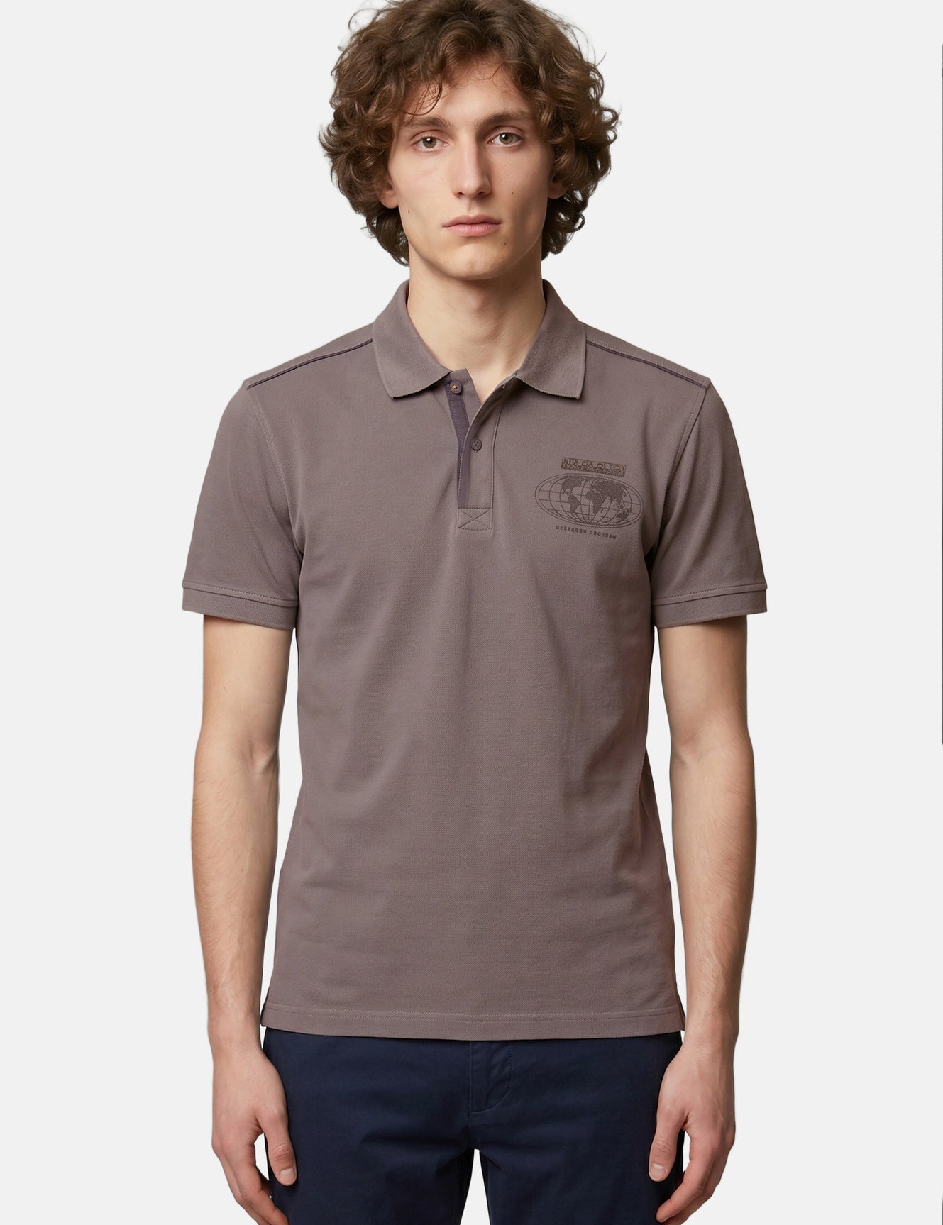 Polo in Cotone Rosso Napapijri