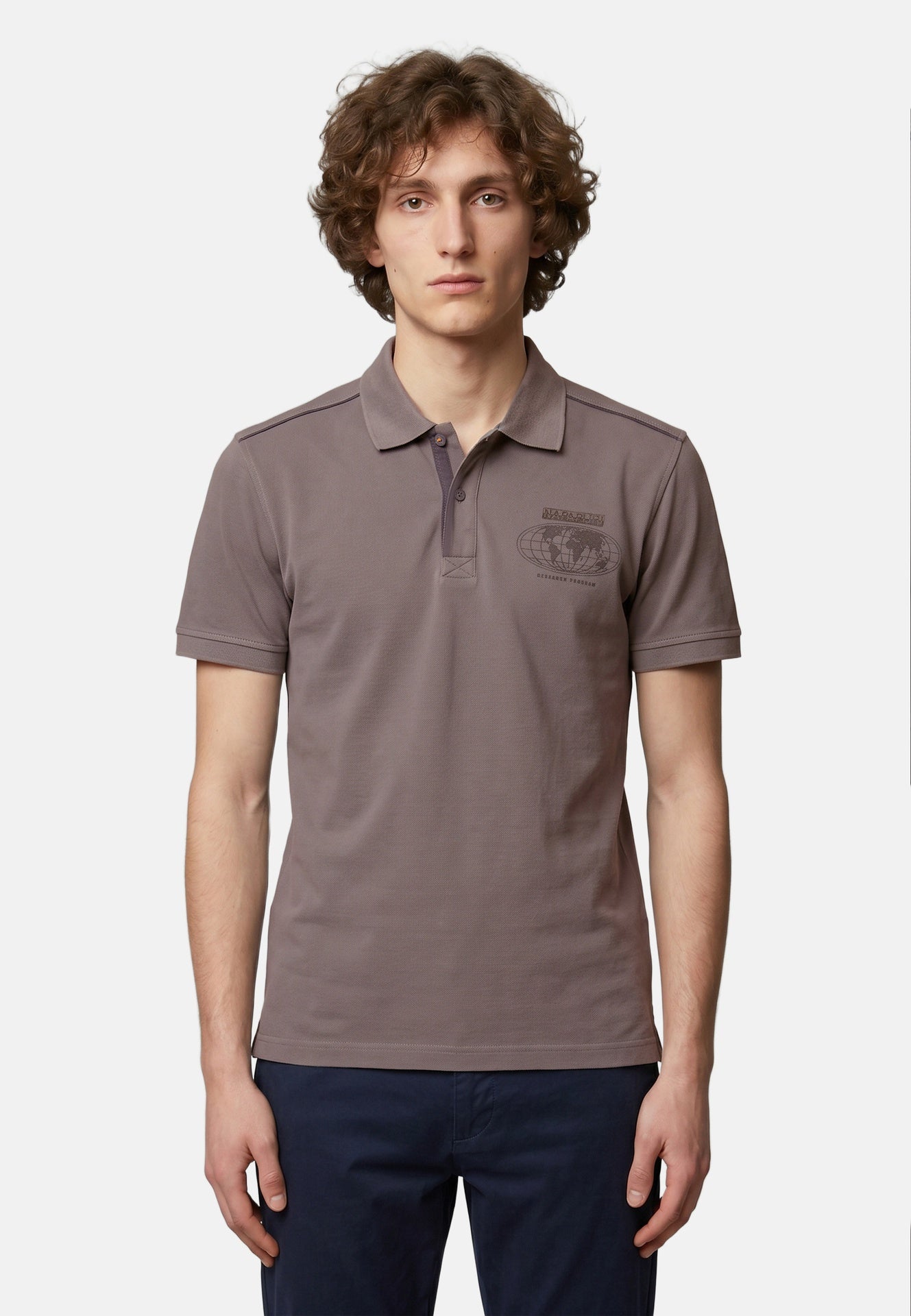 Polo in Cotone Rosso Napapijri