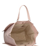 Borsa a Mano in Vera Pelle Cipria