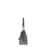Borsa a Spalla in Vera Pelle Grigio