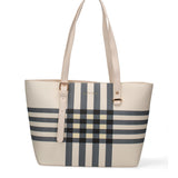 Borsa a Mano in Polyester Avorio Pierre Cardin