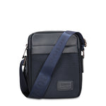 Borsa a Tracolla in 100% Pu Vegan Leather Blu