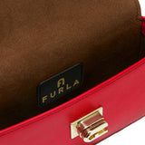 Red Palmellato Leather Shoulder Bag