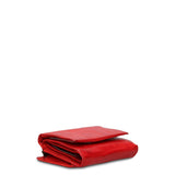 Portafoglio in Vera Pelle Rosso