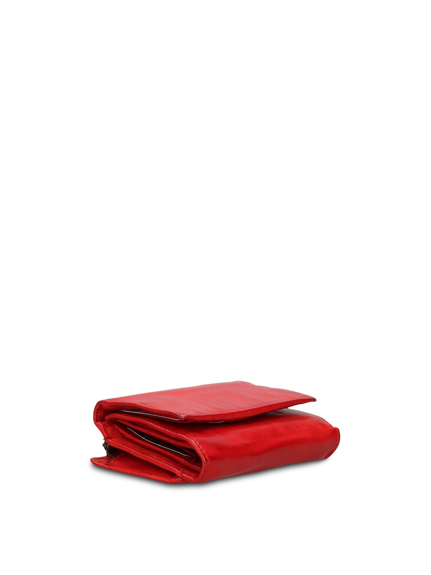 Portafoglio in Vera Pelle Rosso