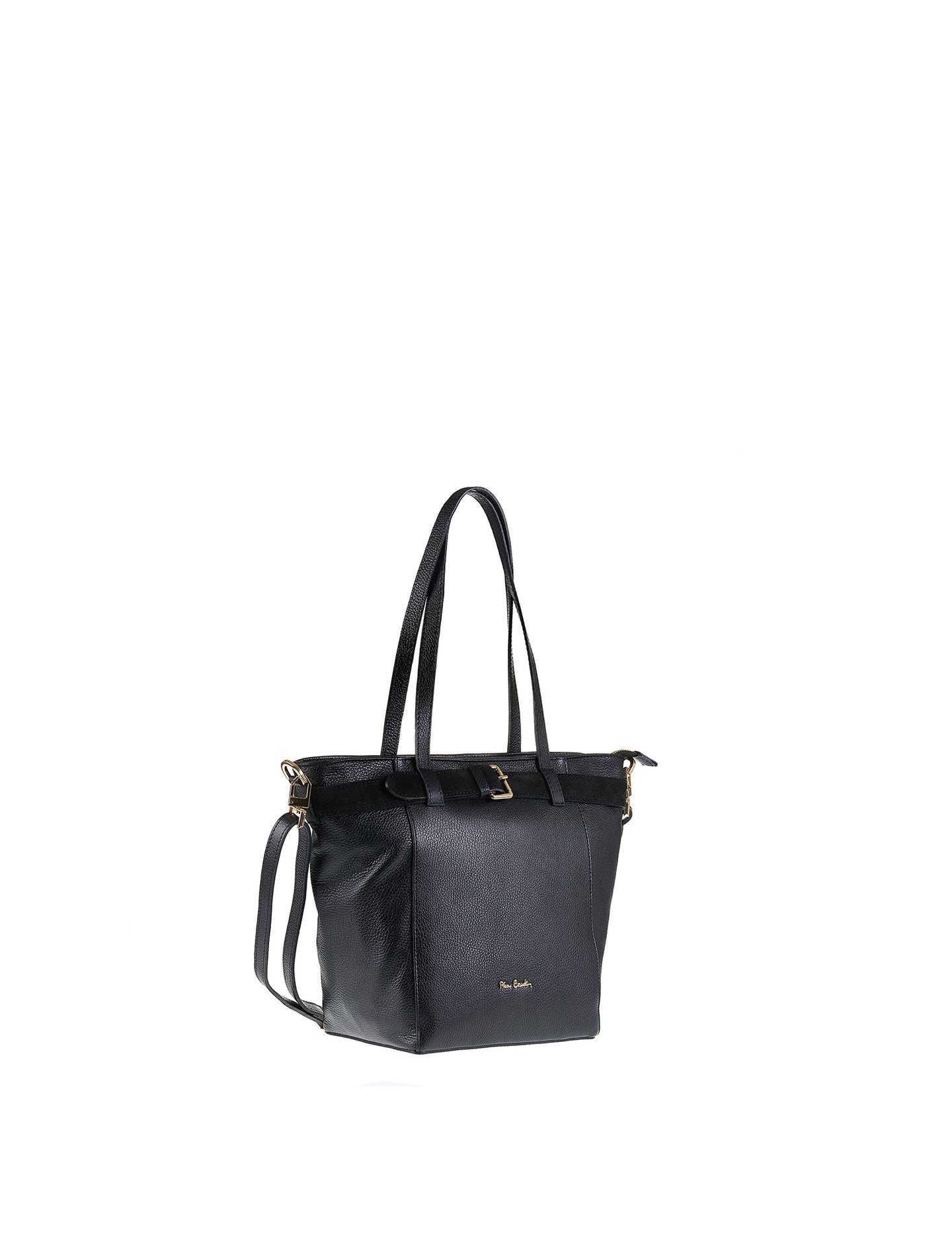 Borsa a Spalla in Vera Pelle Nero
