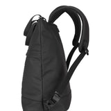 Mochila negra de poliéster