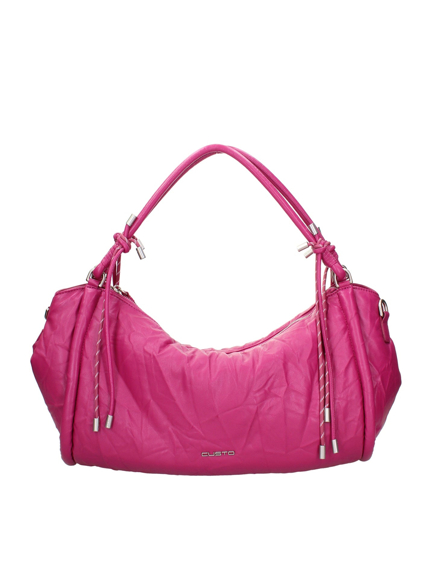 Borsa a spalla CUSTO - Fuxia