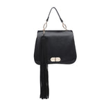 Borsa a Mano in Polyurethane Nero